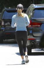ALI LARTER Out Jogging in Santa Monica 06/19/2017