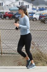ALI LARTER Out Jogging in Santa Monica 06/19/2017