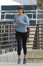 ALI LARTER Out Jogging in Santa Monica 06/19/2017