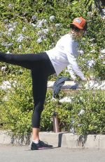 ALI LARTER Working Out in Santa Monica 06/14/2017