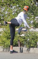 ALI LARTER Working Out in Santa Monica 06/14/2017