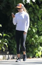 ALI LARTER Working Out in Santa Monica 06/14/2017