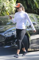 ALI LARTER Working Out in Santa Monica 06/14/2017
