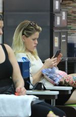 ALICE EVE at a Nail Salon in Beverly Hills 06/12/2017