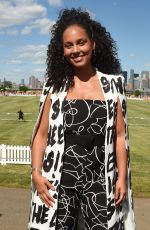 ALICIA KEYS at Veuve Cliquot Polo Classic in Jersey City 06/03/2017
