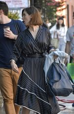 ALISON BRIE Leaves Bowery Hotel in New York 06/20/2017