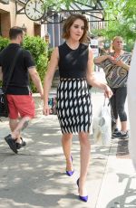 ALISON BRIE Leaves Her Hotel in New York 06/19/2017