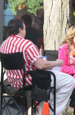 ALYSSA MILANO on the Set of Little Italy in Toronto 05/31/2017