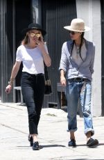 AMBER HEARD and TASYA VAN REE Out and About in Hollywood 06/16/2017