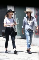 AMBER HEARD and TASYA VAN REE Out and About in Hollywood 06/16/2017