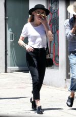 AMBER HEARD Out for Lunch in Los Angeles 06/16/2017
