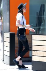 AMBER HEARD Out for Lunch in Los Angeles 06/16/2017