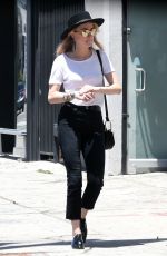 AMBER HEARD Out for Lunch in Los Angeles 06/16/2017