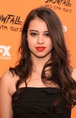 AMBER MIDTHUNDER at Snowfall Premiere in Los Angeles 06/26/2017