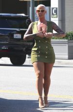AMBER ROSE Arrives at 2017 Maxim Hot 100 Party in Los Angeles 06/24/2017