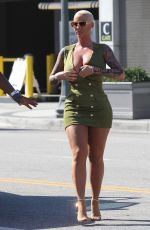 AMBER ROSE Arrives at 2017 Maxim Hot 100 Party in Los Angeles 06/24/2017