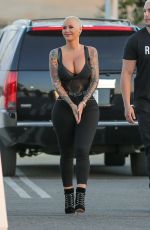 AMBER ROSE Out and About in Los Angeles 06/10/2017