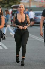 AMBER ROSE Out and About in Los Angeles 06/10/2017