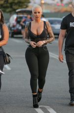 AMBER ROSE Out and About in Los Angeles 06/10/2017