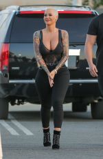 AMBER ROSE Out and About in Los Angeles 06/10/2017