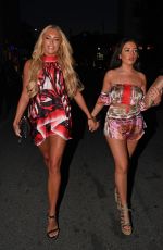 AMBER TURNER out for Dinner in Marbella 05/24/2017
