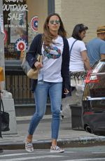 ANA IVANOVIC in Denim Out Shopping in New York  06/02/2017