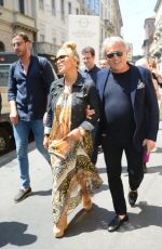 ANASTACIA Out Shopping in Milan 06/17/2017