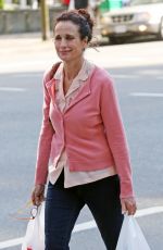 ANDIE MACDOWELL Out and About in Vancouver 06/11/2017