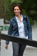 ANDREA MCLEAN Leaves ITV Studios in London 06/01/2017