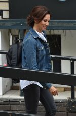 ANDREA MCLEAN Leaves ITV Studios in London 06/01/2017