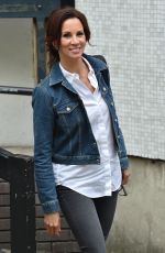 ANDREA MCLEAN Leaves ITV Studios in London 06/01/2017