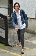 ANDREA MCLEAN Leaves ITV Studios in London 06/01/2017