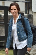 ANDREA MCLEAN Leaves ITV Studios in London 06/01/2017