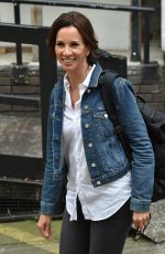 ANDREA MCLEAN Leaves ITV Studios in London 06/01/2017