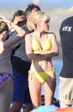 ANNA FARIS in Bikini on the Set of Overboard Remake in Vancouver 06/28/2017