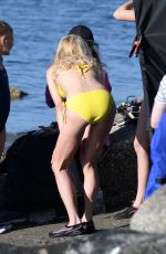 ANNA FARIS in Bikini on the Set of Overboard Remake in Vancouver 06/28/2017