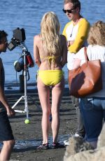 ANNA FARIS in Bikini on the Set of Overboard Remake in Vancouver 06/28/2017