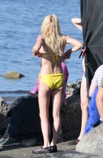 ANNA FARIS in Bikini on the Set of Overboard Remake in Vancouver 06/28/2017
