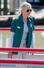 ANNA FARIS on the Set of Overboard in Richmond 06/24/2017