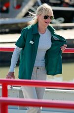 ANNA FARIS on the Set of Overboard in Richmond 06/24/2017