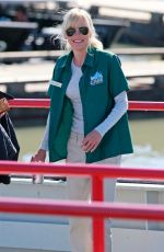 ANNA FARIS on the Set of Overboard in Richmond 06/24/2017