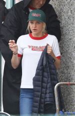 ANNA FARIS on the Set of Overboard in Vancouver 06/08/2017