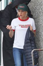 ANNA FARIS on the Set of Overboard in Vancouver 06/08/2017