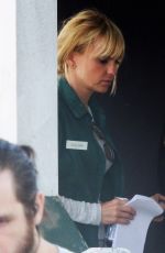 ANNA FARIS on the Set of Overboard in Vancouver 06/09/2017