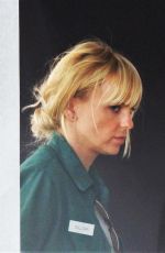 ANNA FARIS on the Set of Overboard in Vancouver 06/09/2017