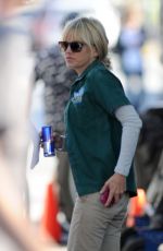 ANNA FARIS on the Set of Overboard in Vancouver 06/10/2017