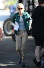 ANNA FARIS on the Set of Overboard in Vancouver 06/10/2017
