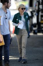 ANNA FARIS on the Set of Overboard in Vancouver 06/10/2017