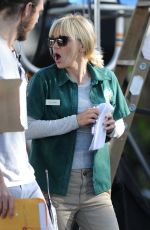 ANNA FARIS on the Set of Overboard in Vancouver 06/10/2017