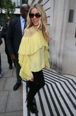 ANNABELLE WALLIS Arrives at BBC Radio 2 in London 06/02/2017